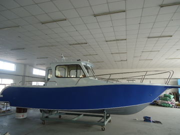 Trung Quốc 21ft / 6.25m Nhôm Cuddy Cabin Thuyền Úc Designs Với 4 Rod Holders nhà cung cấp